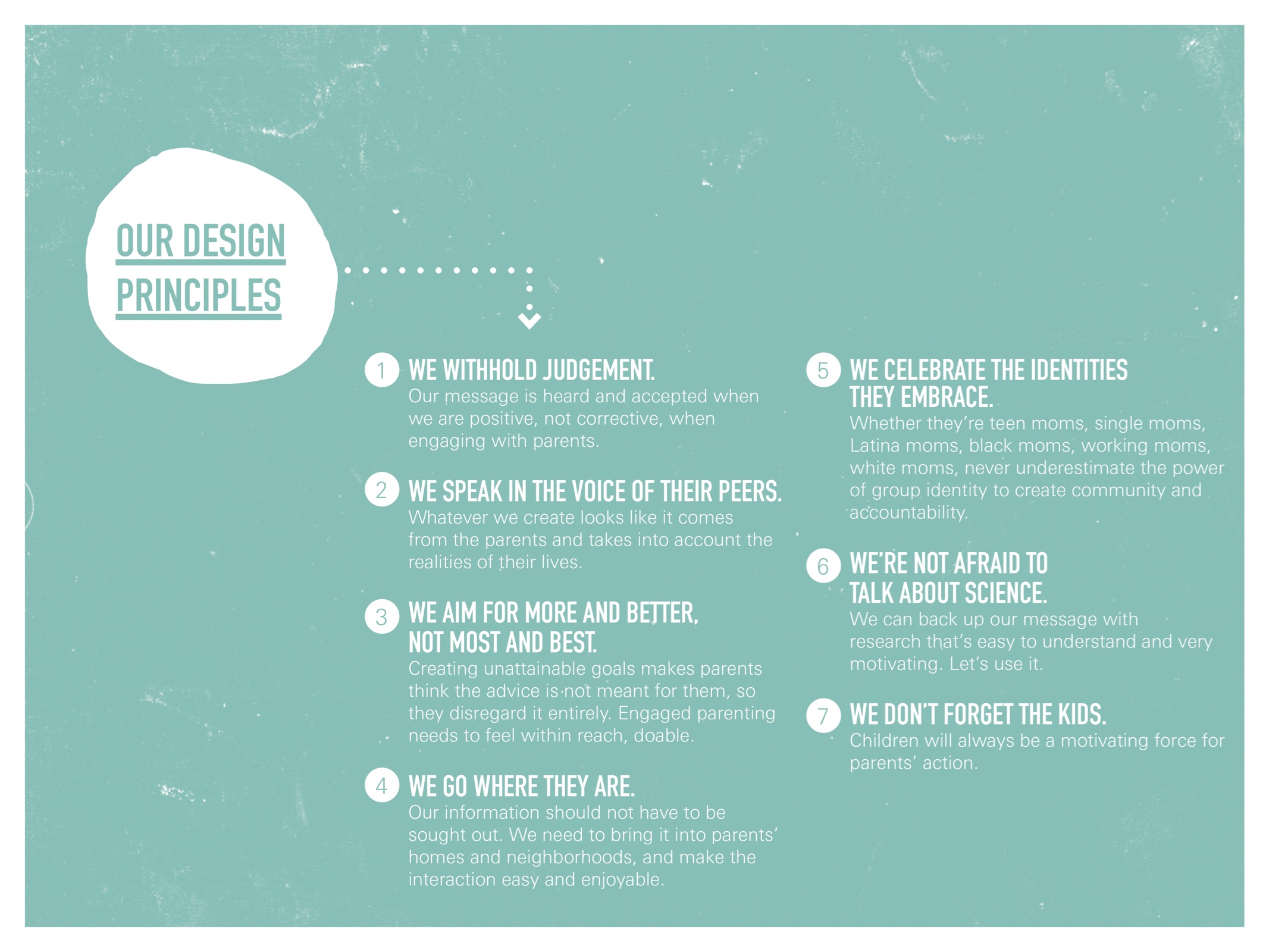 Design principles